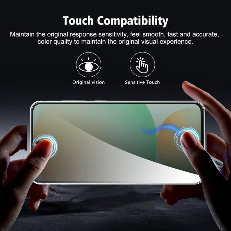 4er Pack HKSN Sichtschutz Panzerglas für Samsung Galaxy S24 S23 FE A56 A55 A54 A36 A35 A26 A25 A23 A16 A15 A14 A13 A06 in Transparent - Bild 4