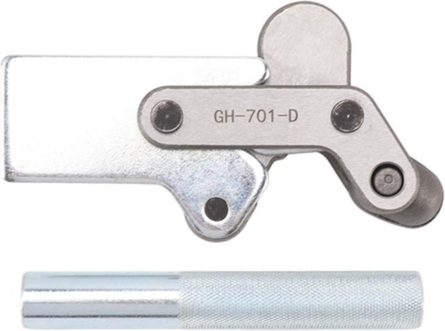 aimo Werkbankklemme aus Hochkohlenstoffstahl in Silber mit 500 kg Haltekraft - Bild 1