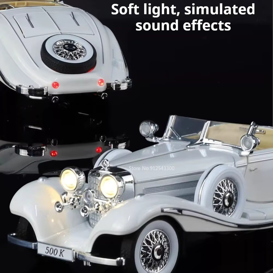 RMZ city 500K Modellauto, Maßstab 1:24, mit Licht und Sound, Rot - Bild 2