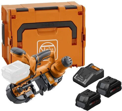 Fein Akku-Bandsäge ABAS 18-63 AS Set in Orange mit maximaler Schnitttiefe von 63,5 mm - Bild 1