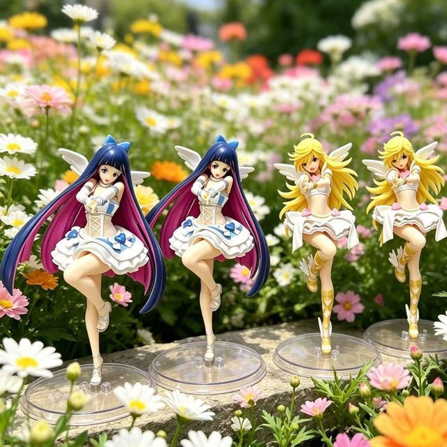 Bandai Panty & Stocking, Anime-Figur, 20cm, Kunststoff - Bild 1
