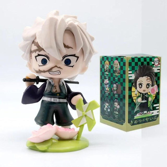 Yiran toy 1 Demon Slayer Tanjiro Kamado Nezuko Anime Figur Blind Box - Bild 1