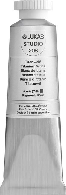Lukas Studio Ölfarbe Titanweiß 37 ml für Profis - Bild 1