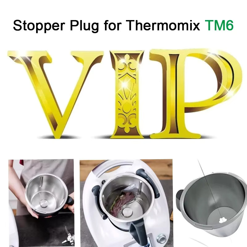Vorwerk Haupttopfstopfen für Thermomix TM6 Slow Cooker Pot in Silber - Bild 2