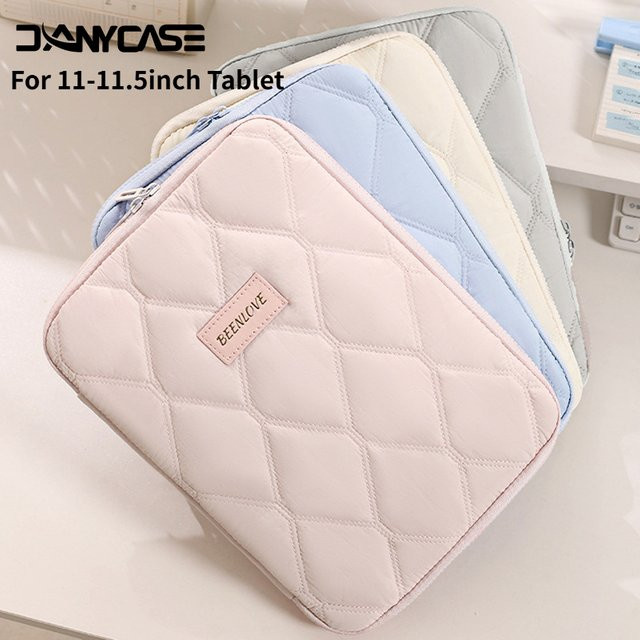 DANYCASE Tablet Handtasche Stoßfeste Tasche für iPad und Laptops von 7 bis 11 Zoll in Pink - Bild 1