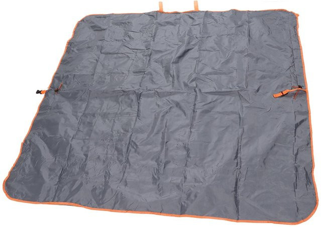 Igeteck Extra Große Picknickdecke aus Polyester, Grau, Faltbar und Waschbar mit Tragetasche für Camping und Outdoor - Bild 1