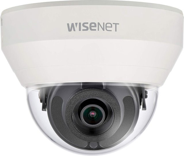 Wisenet HD Serie Sicherheits-Dome Kamera HCD-6010 Analog mit 2MP Auflösung in Elfenbein/Beige - Bild 1
