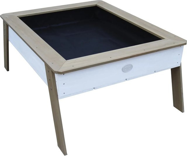 AXI Sandtisch Linda mit Hochbeet aus Hemlockholz in Braun und Weiß, B/T/H: 93,5 x 110 x 50 cm - Bild 1