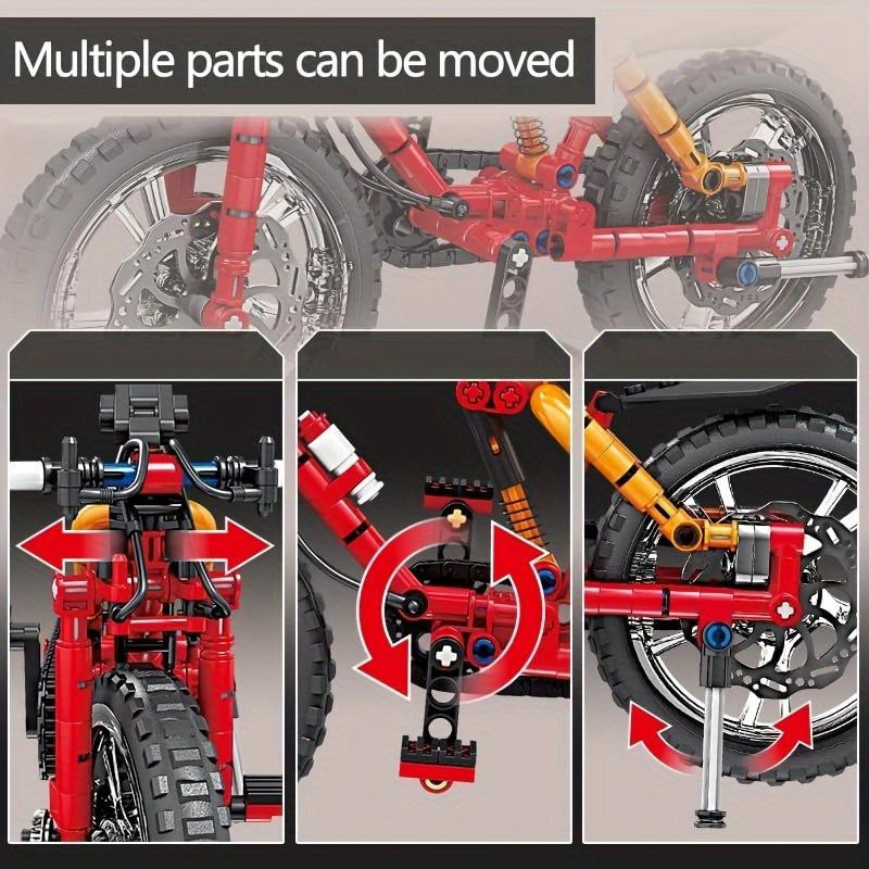 Affenmann Mountainbike Fahrrad Bausteine Modell 2-teiliges Set - Bild 2