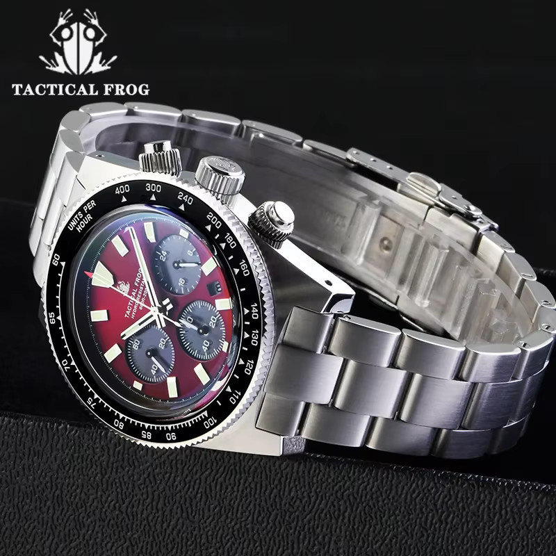 Tactical Frog Chronograph, Solar, Edelstahl, Keramik, Saphirglas, Herren - Bild 3