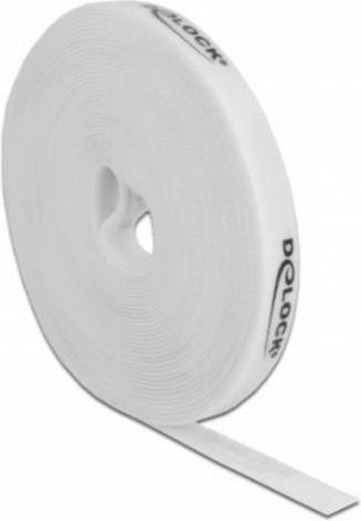 Delock 18388 Klettband Weiß, Länge: 10 m, Breite: 1,5 cm - Bild 1