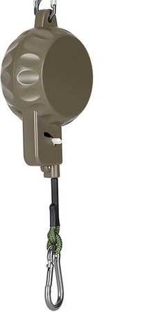 TOMTOP JMS Teleskop-Wäscheleine für den Außenbereich, winddicht und verstellbar, Hellbraun, 8 m