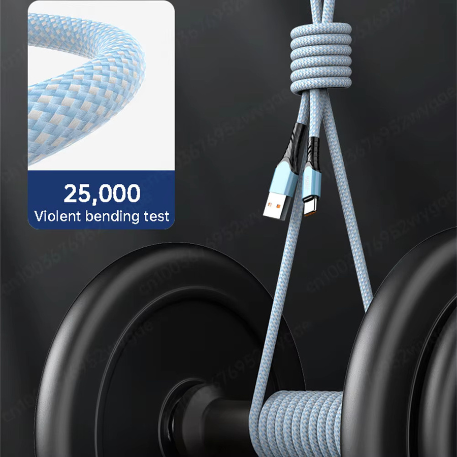 Nnbili USB-A auf USB-C Schnellladekabel mit 240W Leistung für MacBook, Samsung S22 und Xiaomi - Bild 3