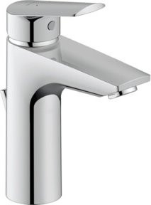Duravit Waschtisch-Einhebelmischer No. 1 M mit Zugstangen-Ablaufgarnitur in Chrom - Bild 1