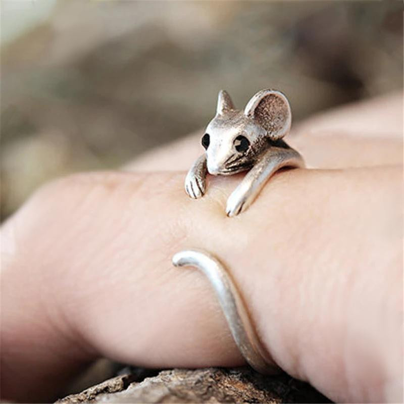 Huitan Ring Maus, Kupferfarbe, Damen - Bild 2