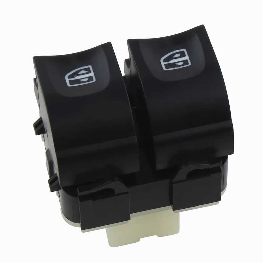 Malcayang Elektrischer Fensterheber-Doppelschalter für Renault Clio 4 IV, Schwarz, LHD 254118044R - Bild 2