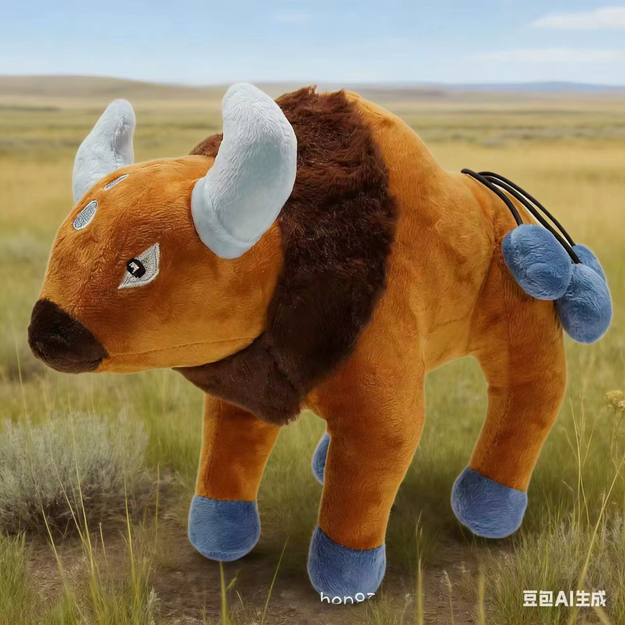 TAKARA TOMY Pokémon Tauros, Plüschfigur, 28cm - Bild 3