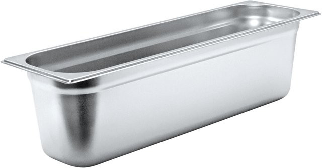 Schneider GN 2/4 Behälter aus Edelstahl in Silber, Volumen: 10 l, Höhe: 15 cm - Bild 1