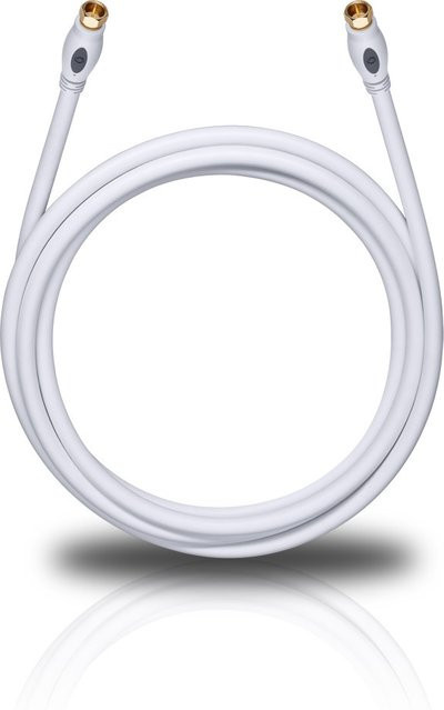 Oehlbach Transmission Plus S 510 SK Satellitenkabel mit F-Steckern in Weiß, 5,1 m - Bild 1