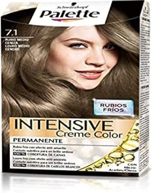 Schwarzkopf Palette Icc7.1Rubiomedioceniza, Creme - Bild 1