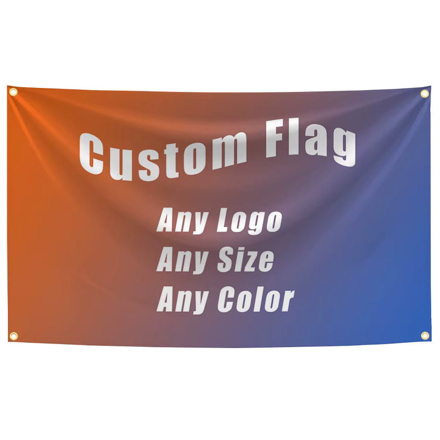 JMFLAG Flagge aus Polyester für individuelle Logos, Banner und Wandteppich, B/H: 150 x 90 cm, Mehrfarbig - Bild 2