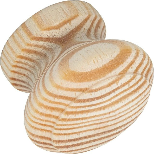 Alles im Griff Möbelknopf Horno aus Fichte Roh in Beige, Durchmesser: 3,5 cm, Tiefe: 2,8 cm - Bild 1