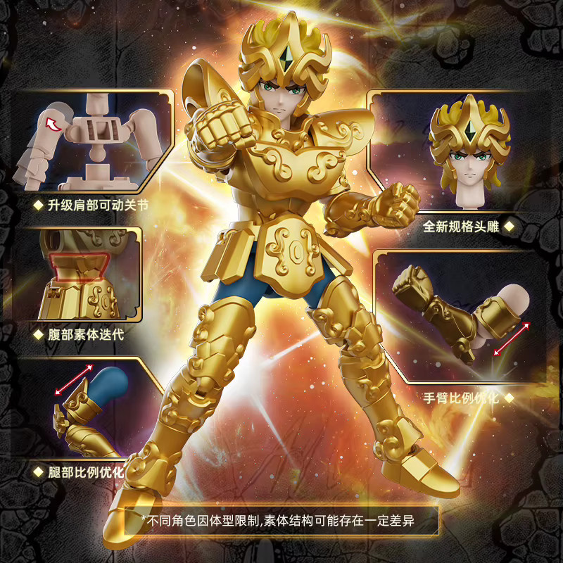 BLOKEES Saint Seiya Gold Saint Montage Figur, Bunt / Mehrfarbig - Bild 3