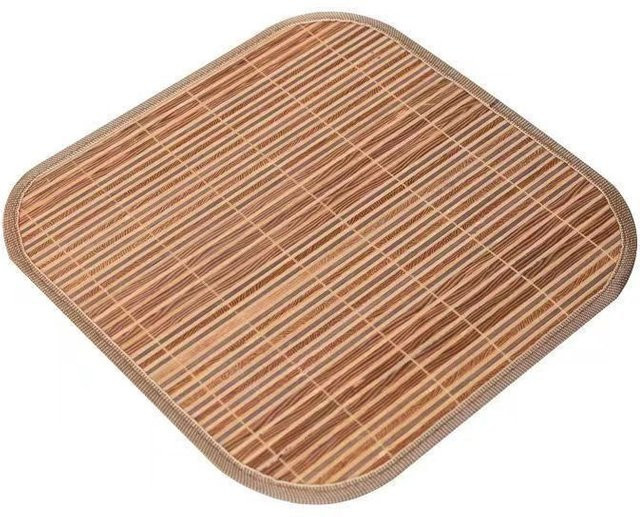 Bambus Sitzkissen in Beige für Bürostuhl und Sofa - Bild 1