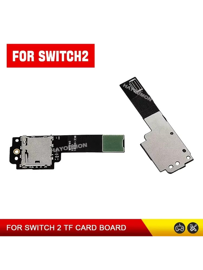 HeroAngel Ersatz-Sockel für TF-Kartenleser-Board für Nintendo Switch 2 Micro-SD-Kartensteckplatz-Board, Schwarz - Bild 3