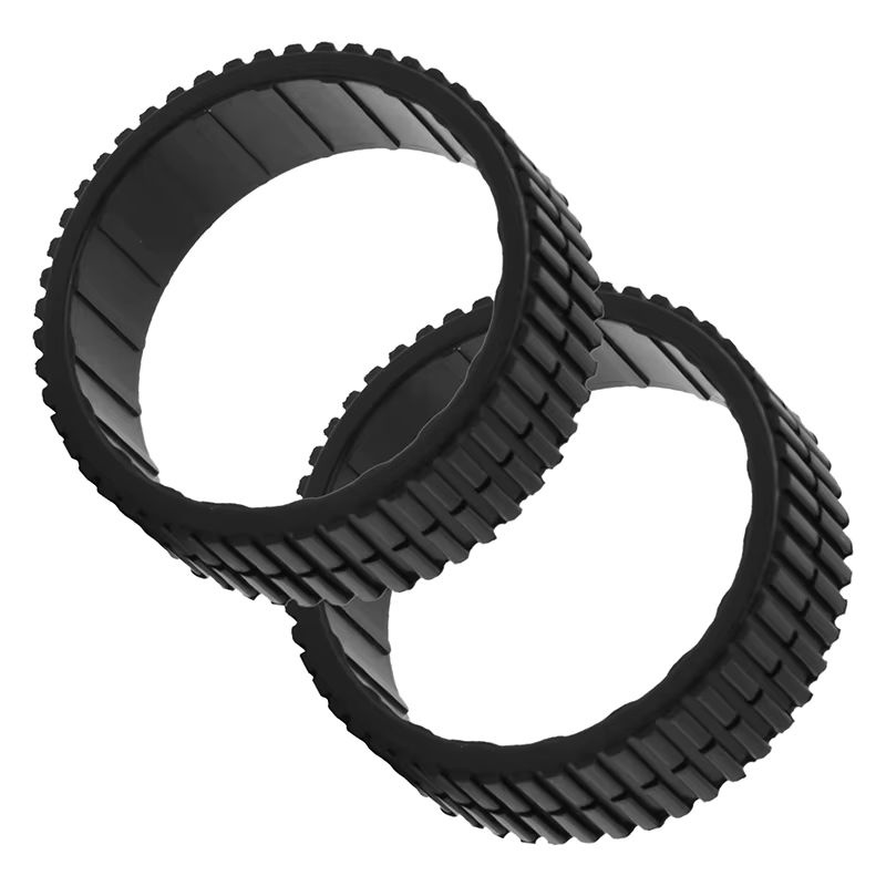 Rutschfeste Rollenreifen in Schwarz für iRobot Braava 380 380T 320 321 345 6050 385 375 375T Mint Plus 4200 4205 5200 Saugroboter - Bild 5