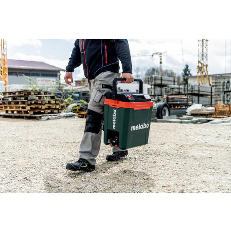 Metabo Akku-Kühlbox und Heizbox KB 18 BL in Grün, Rot und Schwarz mit 24 l Volumen - Bild 2