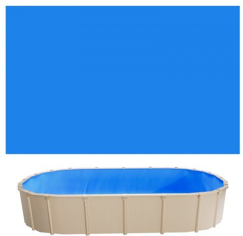VEVOR Oval Pool Liner aus Premium Vinyl in Blau für Above-Ground Pools mit Stahlwänden, B/H: 610 x 375 cm, Wandhöhe: 120 cm - Bild 1