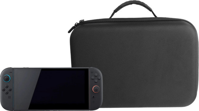 Nintendo Switch 2 Handheld Konsole mit BlueBuilt Travel Case in Blau und Schwarz - Bild 1