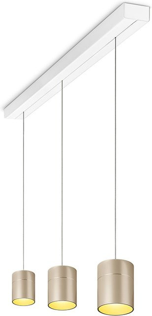 Oligo Tudor M LED-Pendelleuchte 3-flammig in Cashmere matt mit weißem Baldachin, dimmbar und mit Tunable White (2200K - 5000K) sowie Casambi Bluetooth-Steuerung - Bild 1