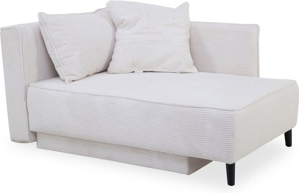 Schlafsofa HARPER JEFFERSON in Beige mit Cordstoff und Schlaffunktion