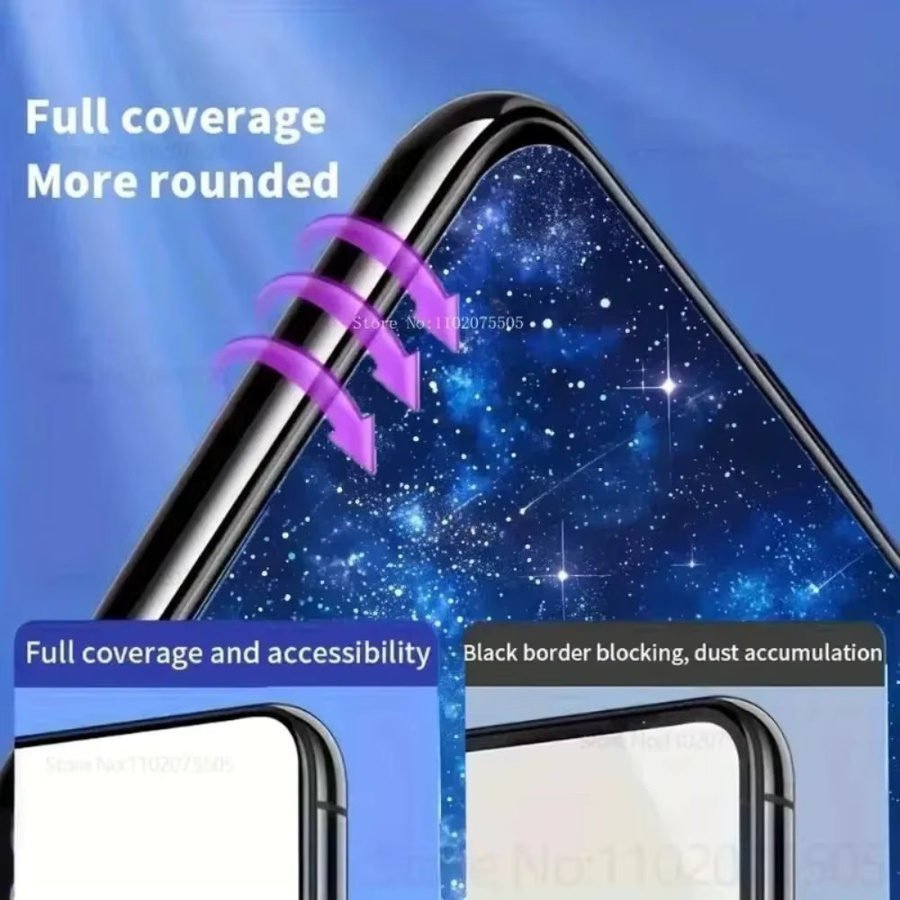 8-teiliges Schutzset für Apple iPhone mit 4 HD-Panzerglas Displays und 4 Kameraschutzfolien in Transparent - Bild 2