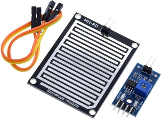 MagiDeal Regenwettererkennungsmodul Hochleistungs-Sensorplatine aus Kunststoff mit Vernickelung für Arduino-Projekte - Bild 1