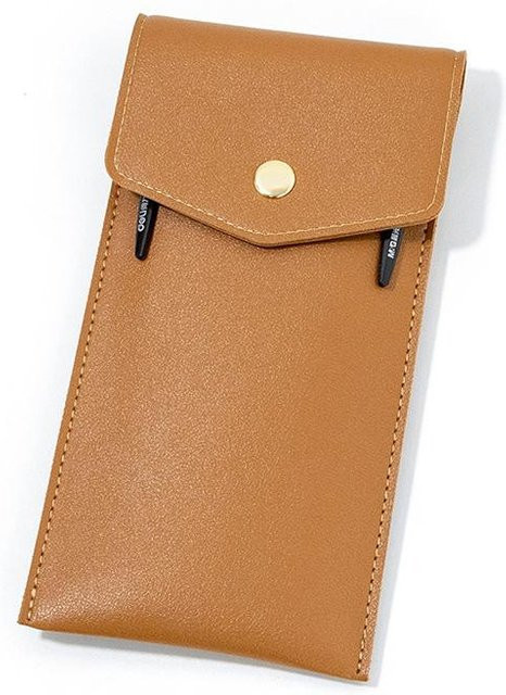 NATAWA Schreibwarentasche aus PU-Leder in Braun mit großem Fassungsvermögen - Bild 1