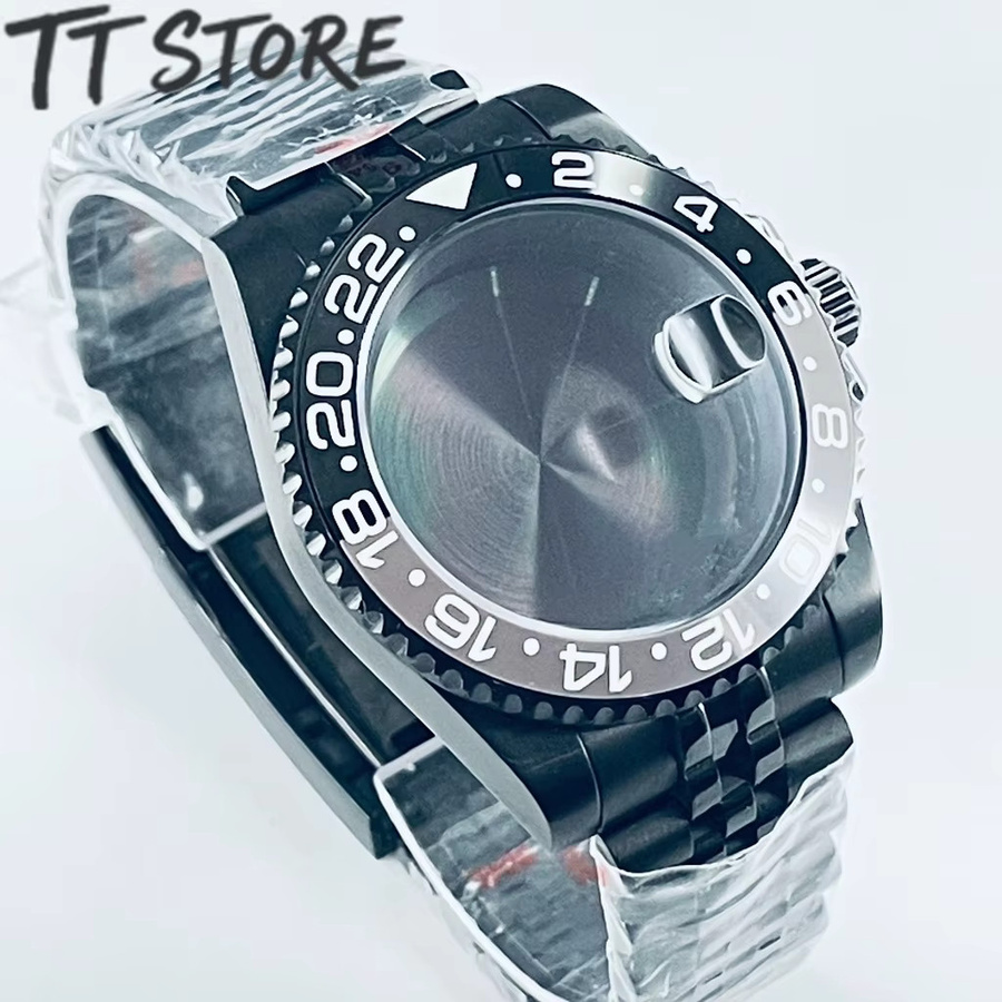 CHIKUANG Chronograph, Schwarz, Edelstahl, 40 mm, Unisex - Bild 2
