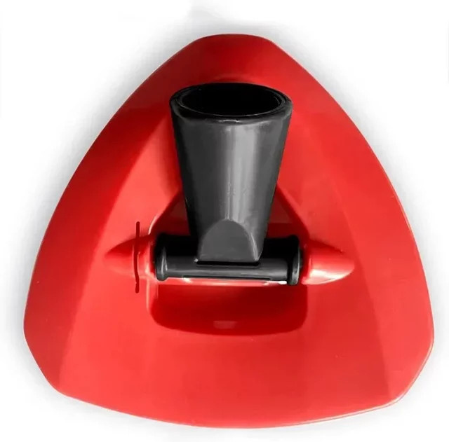 O-Cedar Spin Mop Base Disc Dreiecksscheibe aus Kunststoff in Rot für 360 Grad rotierendes Moppzubehör - Bild 1
