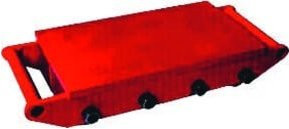 Noblelift Transportroller CT-9 aus Stahl, Rot, B/T/H: 40 x 30,8 x 10 cm - Bild 1