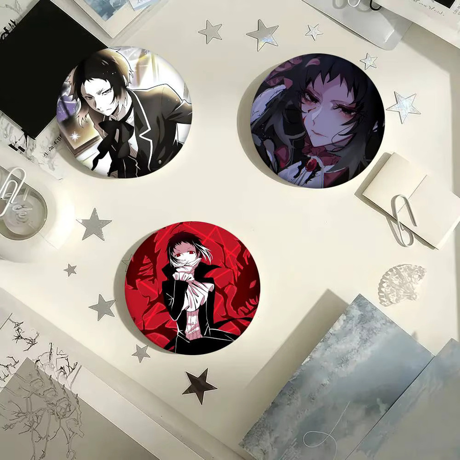 KAYOU Brosche, R-Ryunosuke Akutagawa, Rundes Abzeichen - Bild 5
