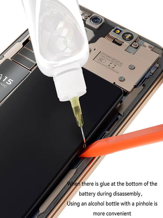 PHONEFIX i2C 7-in-1 Werkzeugset für die elektronische Demontage mit Spudger-Klinge und Alkoholflasche zur Akku-Entfernung bei Mobiltelefonen - Bild 4