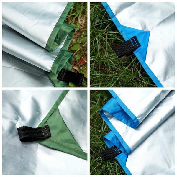Good Luck Zuo Wasserdichte Markise als ultraleichte Plane für Garten, Camping und Strand, Farbe: Grün, B/B/B: 310 x 310 cm - Bild 6