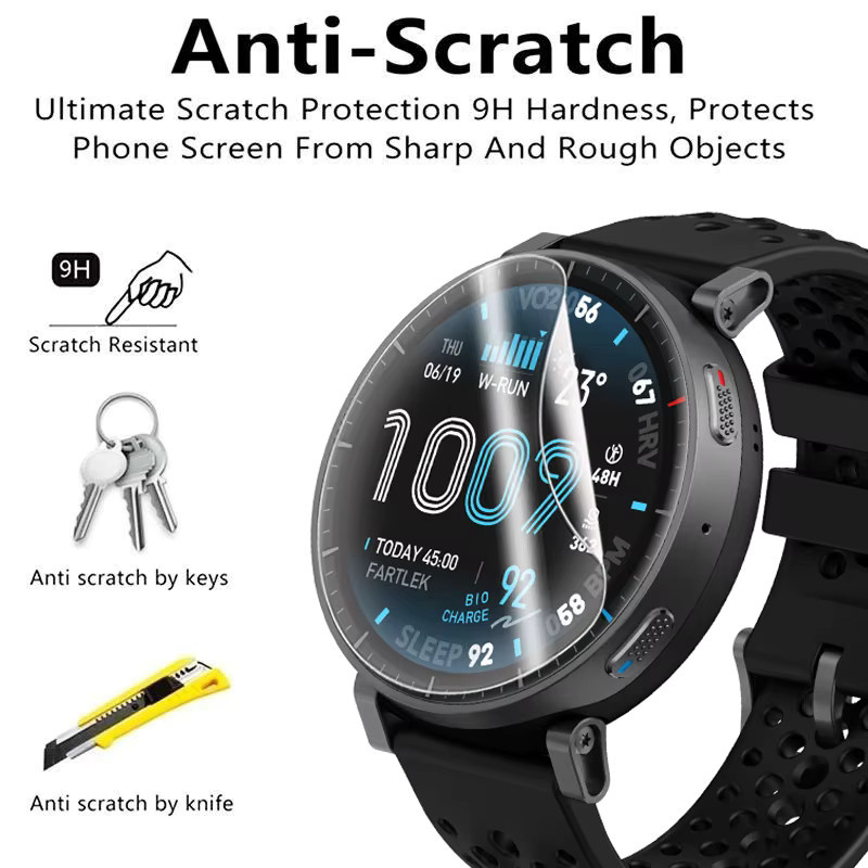 Huami Amazfit Active Max Hydrogel-Displayschutzfolie transparent von jansin - Bild 4