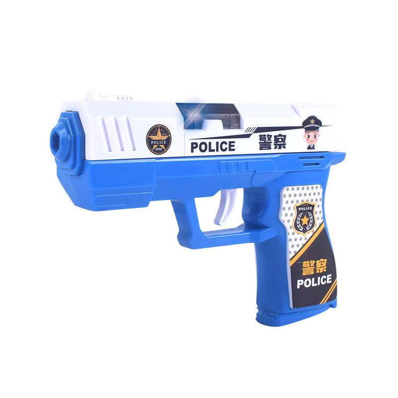 MYGVN Polizei Kinder-Polizei-Spielzeugpistole, mit Soundeffekten und blinkenden Lichtern - Bild 3