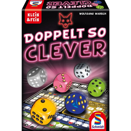 Schmidt Spiele Doppelt so clever Buntes Würfelspiel
