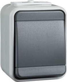 Elso Kreuzschalter LG/DG AP44 441709 Grau Aufputz IP44 - Bild 1
