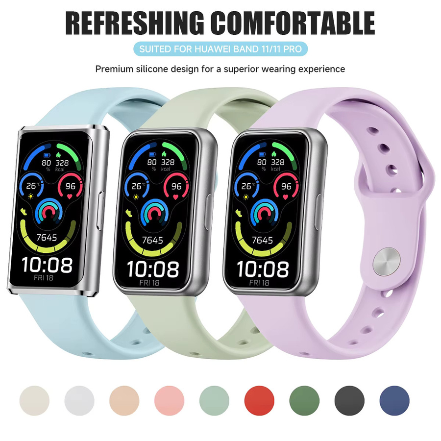 FancyWrist Uhrenarmband Silikon, Huawei Band 11 Pro - Bild 5