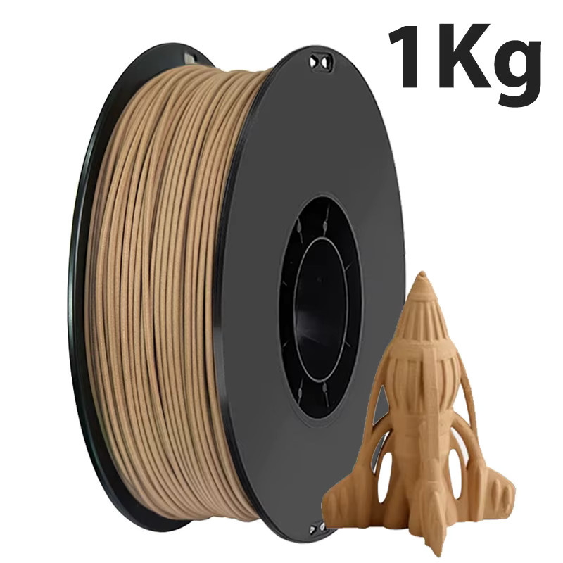 3D Maliang PLA Filament Weißeiche Dunkles Holz 1,75mm für FDM 3D-Drucker - Bild 4